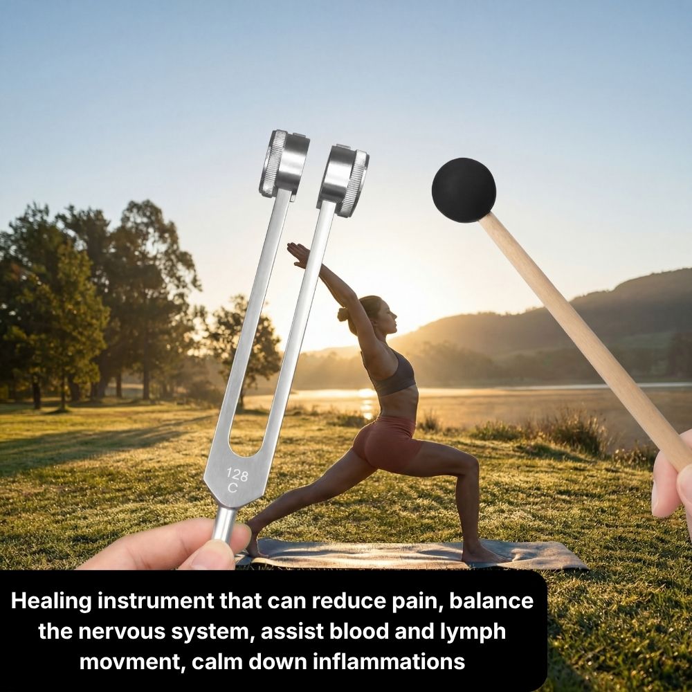 128 Hz Healing Fork