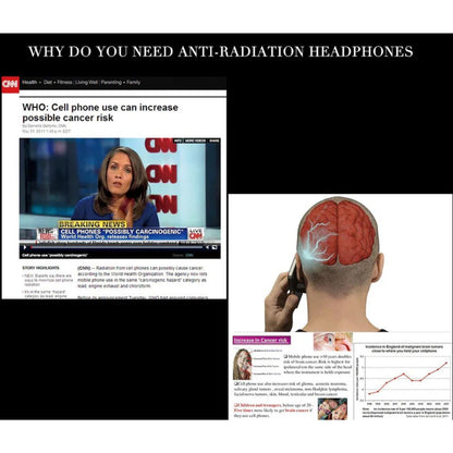 EMF Blocking Anti-Radiation Earphones