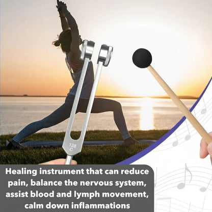 128 Hz Healing Fork
