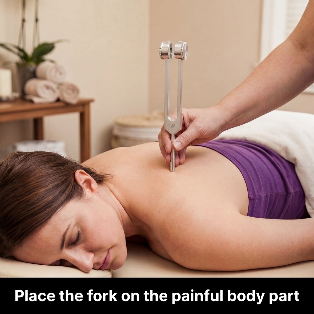 128 Hz Healing Fork